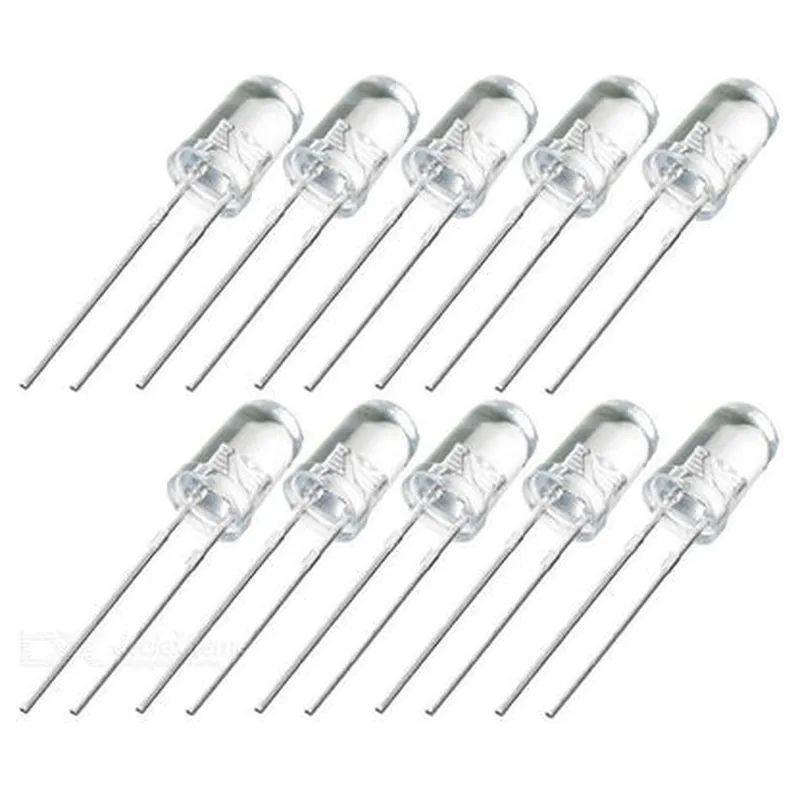 5mm White Led (Pack of 10)