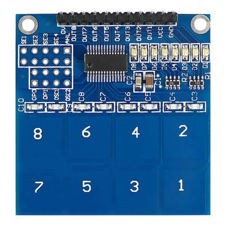 TTP226 8-Channel Capacitive Touch Pad Sensor