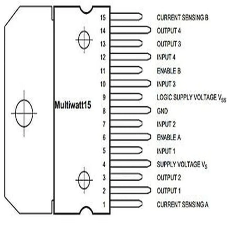 L298N Motor Driver IC