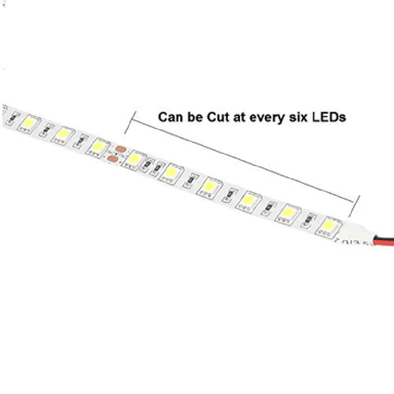 24V RGB 5050 SMD LED Strip Flexible 5M/Roll NO Waterproof