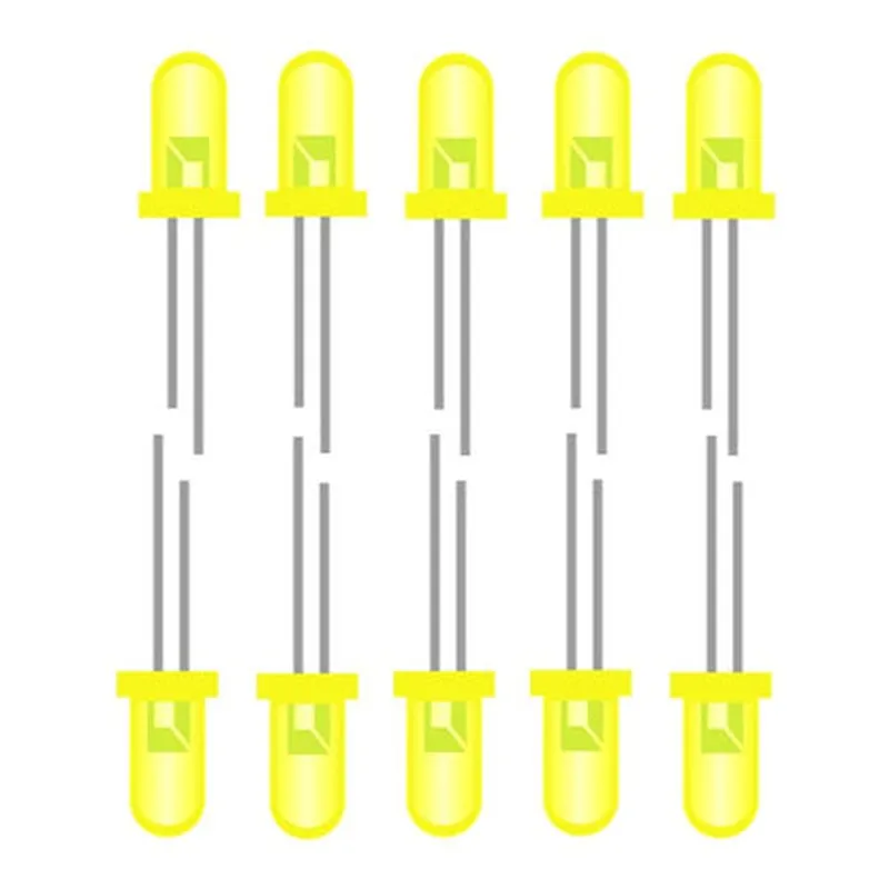 5mm Yellow LED(Pack of 10)