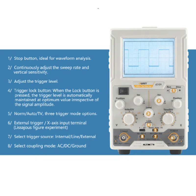 OWON MTQ 1016B Analogue Oscilloscope - 10 MHz 1 Channel